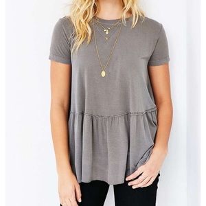 UO flowy peplum top